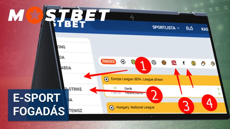 E-sport a magyar Mostbet platformon